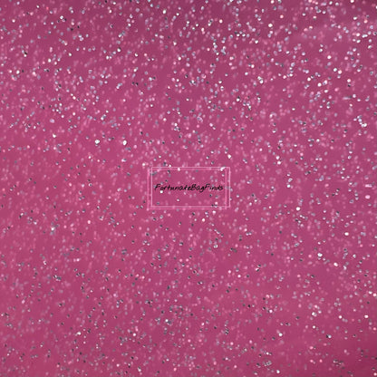 Fortunate Bag Finds Pink Glitter Jelly Hot Pink Heart Crossbody Bag Purse